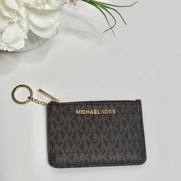 Michael Kors Handbags - Michael Kors Keychain Logo Wallet